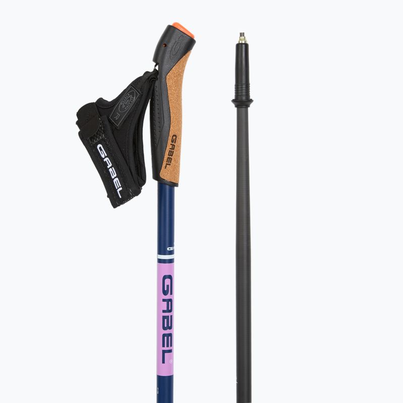 Nordic walking palice GABEL Strech Carbon purple 3