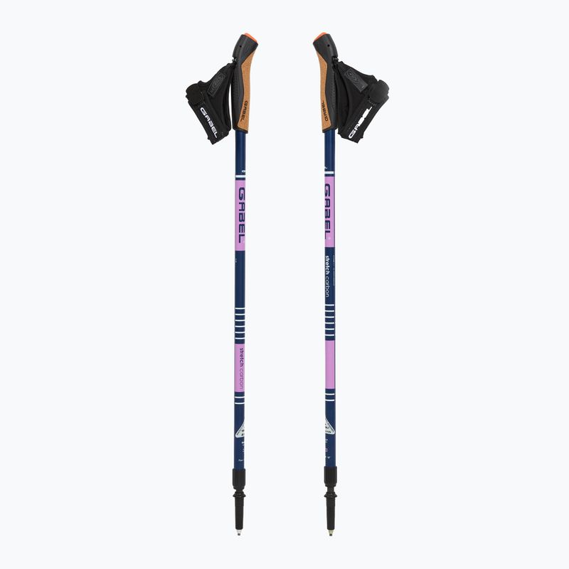 Nordic walking palice GABEL Strech Carbon purple 5