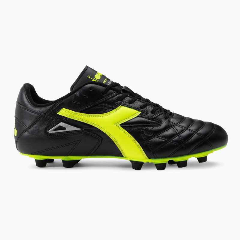Pánske kopačky Diadora Match Winner RB Italy LT MDPU black-green DD-101.172363-C0004 2