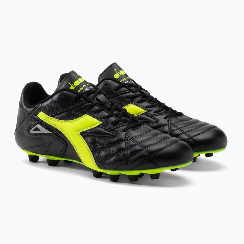 Pánske kopačky Diadora Match Winner RB Italy LT MDPU black-green DD-101.172363-C0004 5