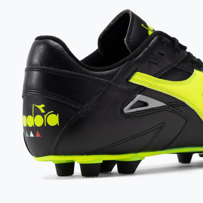 Pánske kopačky Diadora Match Winner RB Italy LT MDPU black-green DD-101.172363-C0004 9