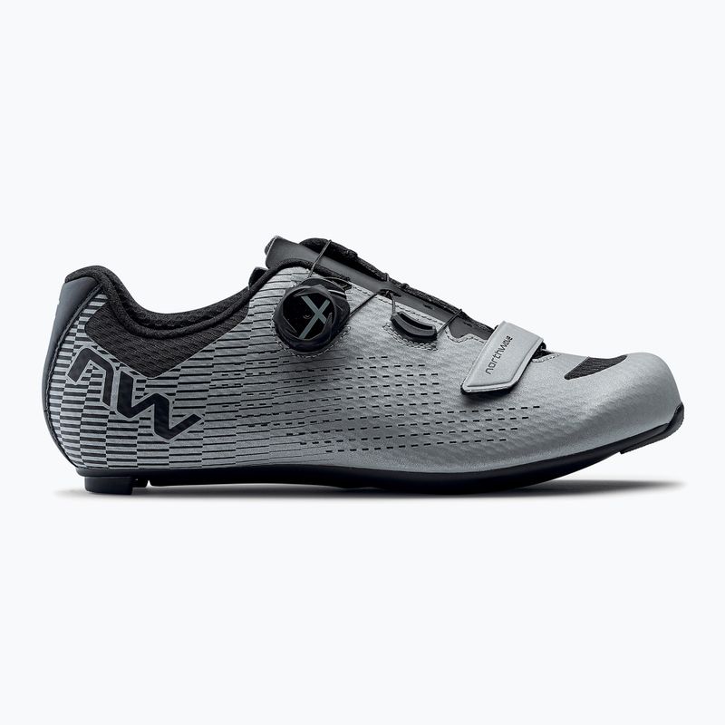 Pánska cestná obuv Northwave Storm Carbon 2 silver/reflective