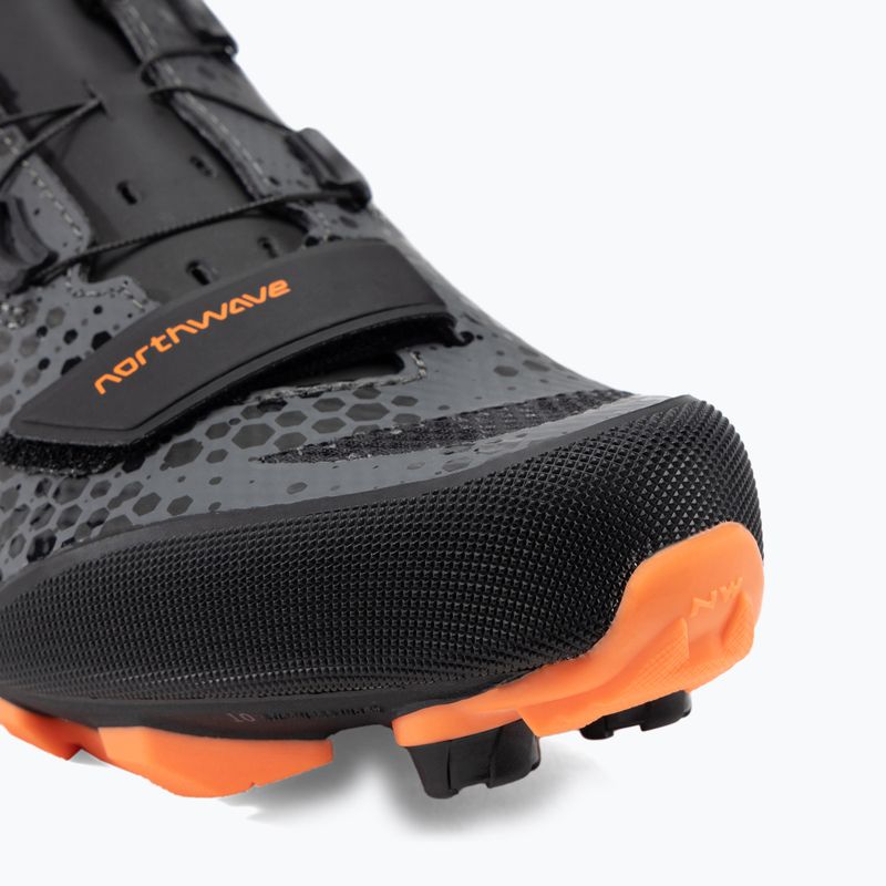 Pánska MTB cyklistická obuv Northwave Razer 2 graphite-orange 80222013 8