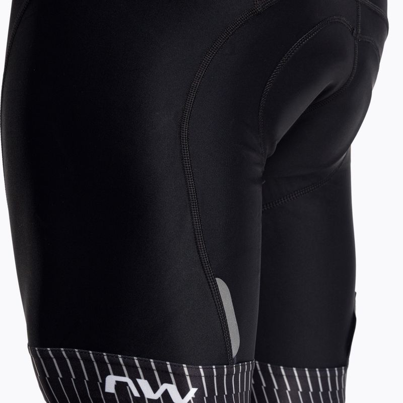 Northwave Origin Bibshort pánske cyklistické šortky black/grey 89221020 3
