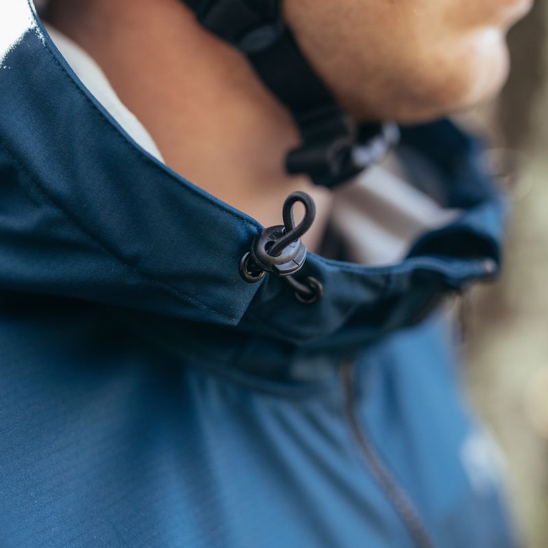 Pánska cyklistická bunda Northwave Easy Out Softshell tmavomodrá / lesná zelená 11