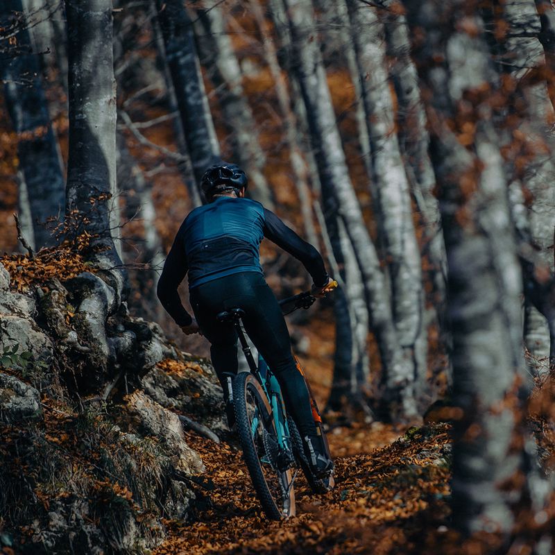 Pánsky cyklistický dres Northwave Blade 4 LS tmavo modrý / čierny 4