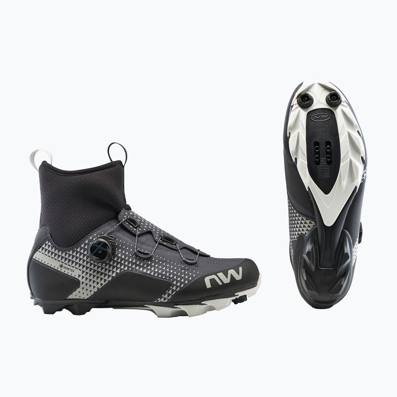 Pánska MTB cyklistická obuv Northwave Celsius Xc GTX sivá 80204040 12