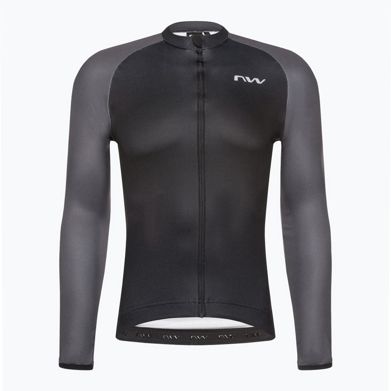 Pánsky cyklistický dres Northwave Blade 4 LS black / dark grey