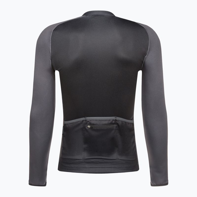 Pánsky cyklistický dres Northwave Blade 4 LS black / dark grey 2