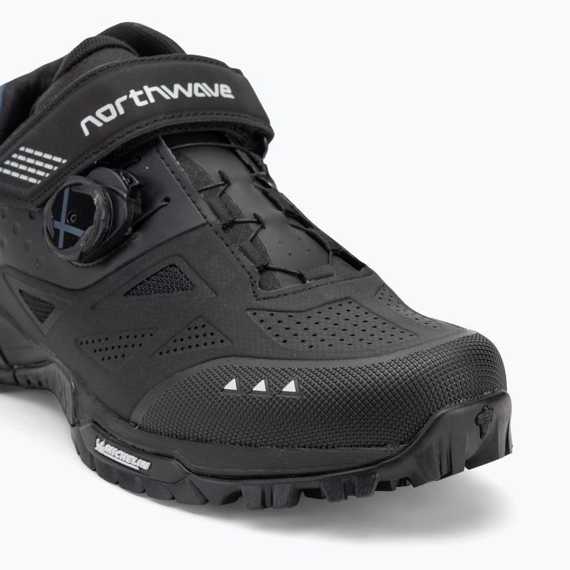 Pánske MTB cyklistické topánky Northwave Enduro Mid 2 black/deep blue 7