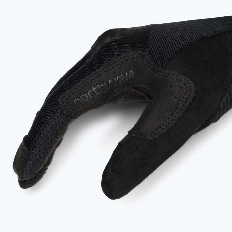 Pánske cyklistické rukavice Northwave Spider Full Finger black 4