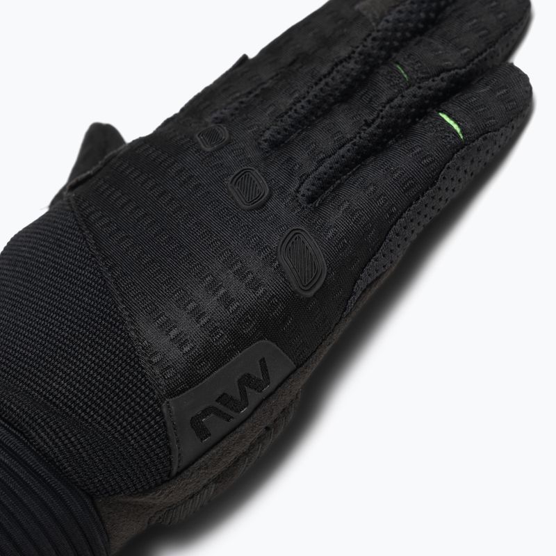 Pánske cyklistické rukavice Northwave Spider Full Finger black 6