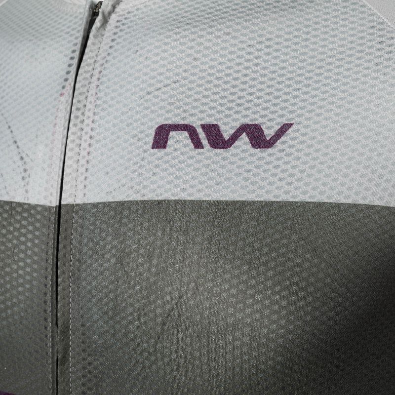 Pánsky cyklistický dres Northwave Blade Air šedo-fialový 8922114 3