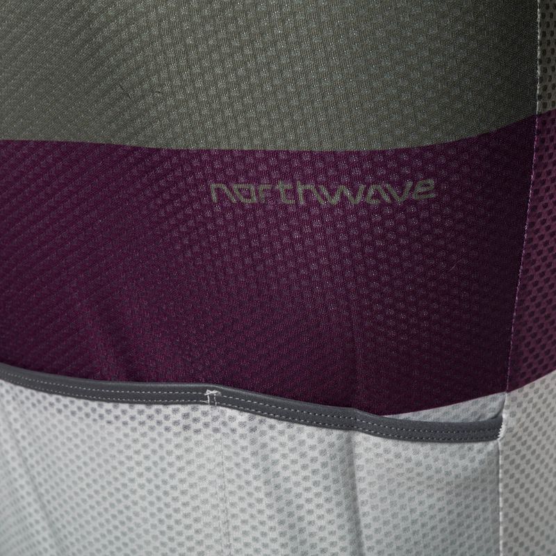Pánsky cyklistický dres Northwave Blade Air šedo-fialový 8922114 5