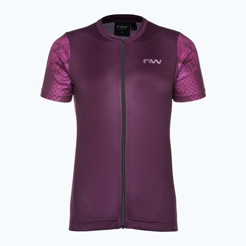 Dámsky cyklistický dres Northwave Origin fialový 8922127