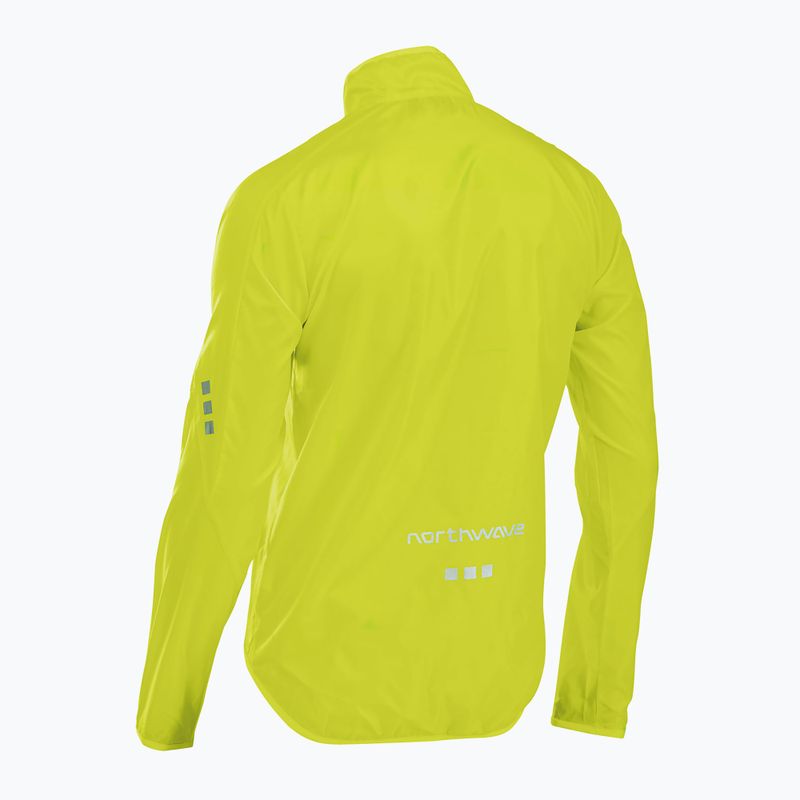 Pánska cyklistická bunda Northwave Vortex 2 yellow fluo 2