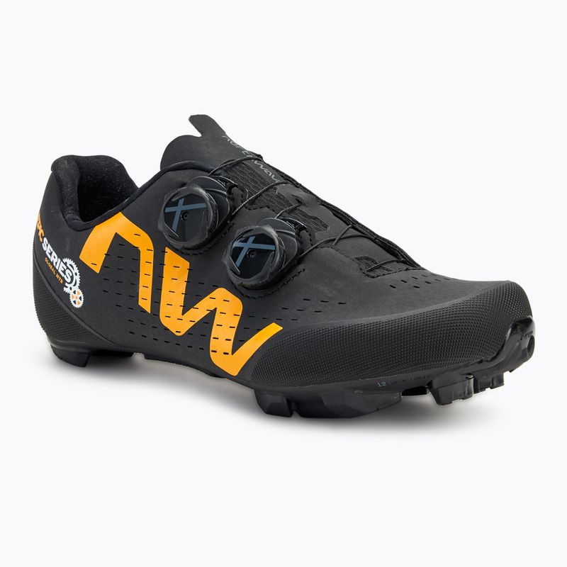 Cyklistická obuv MTB męskie Northwave Rebel 3 Epic Series black/yellow