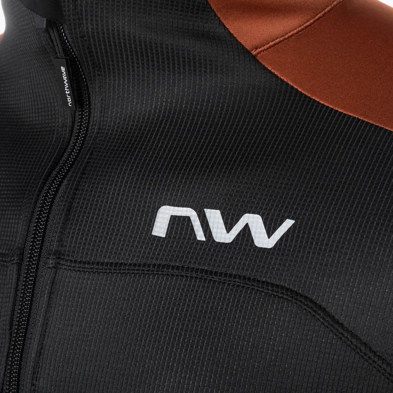 Pánska cyklistická bunda Northwave Reload SP black / cinnamon 3