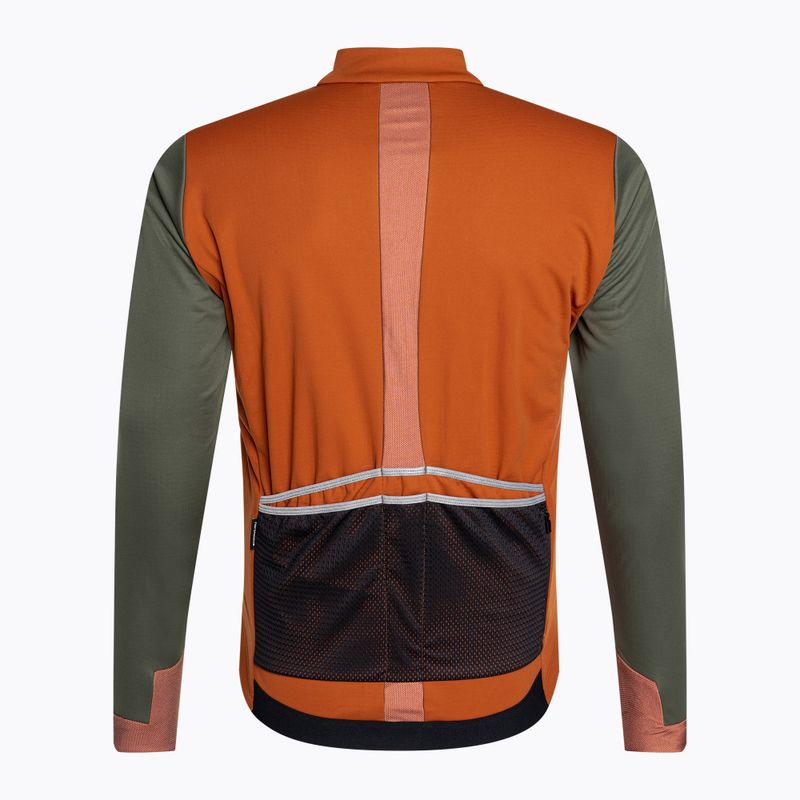 Pánska cyklistická bunda Northwave Extreme 2 cinnamon / forest green 4