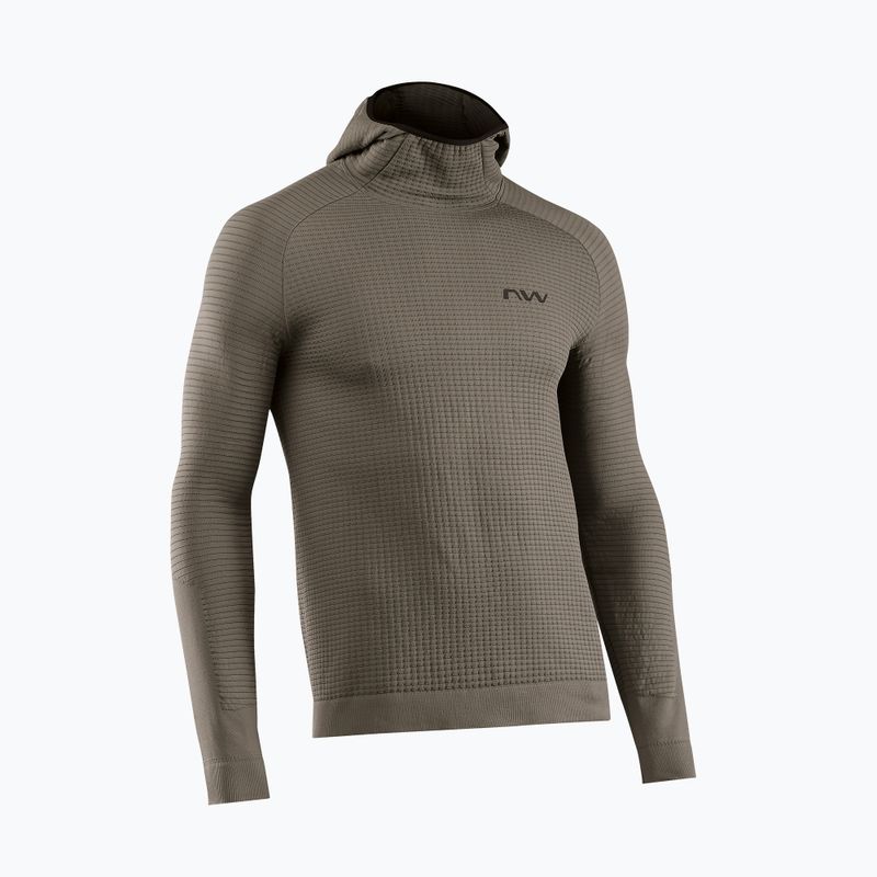 Pánska pletená mikina Northwave Route Knit Hoodie lesná zelená 4