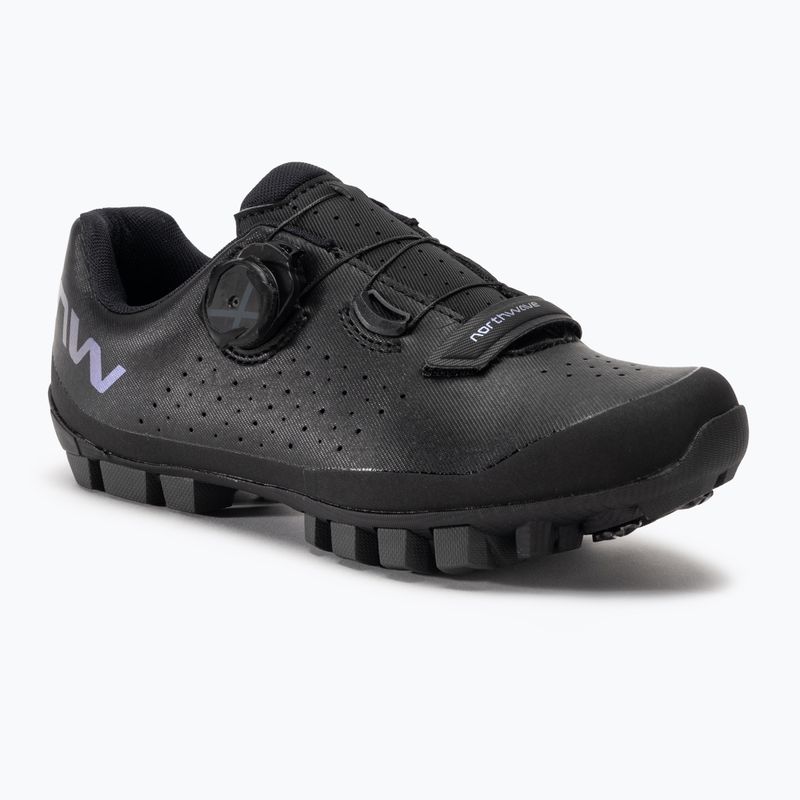 Dámska MTB cyklistická obuv Northwave Hammer Plus black/iridescent