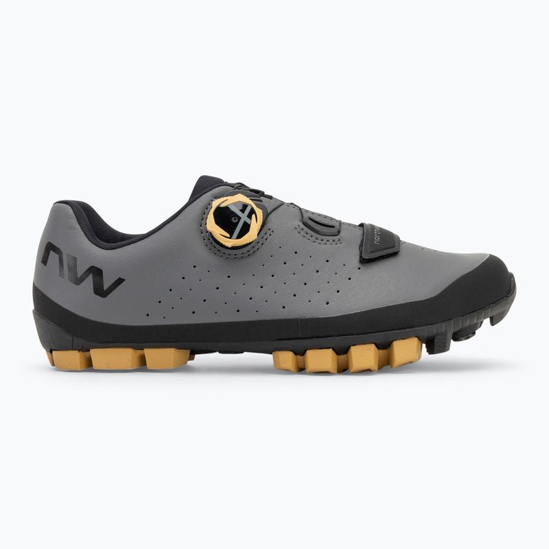 Pánske MTB cyklistické topánky Northwave Hammer Plus dark grey/honey 2