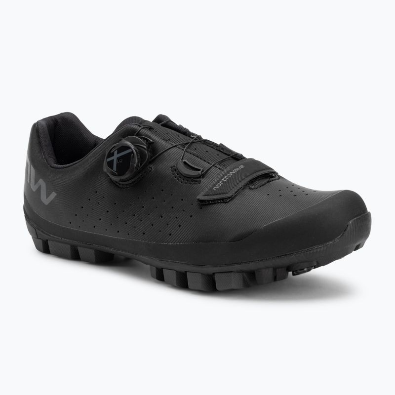 Pánske MTB cyklistické topánky Northwave Hammer Plus Wide black/dark grey