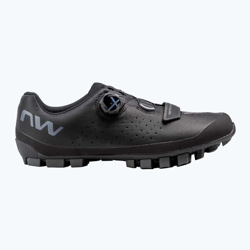 Pánske MTB cyklistické topánky Northwave Hammer Plus Wide black/dark grey