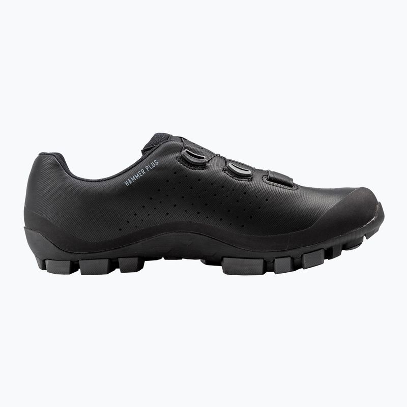 Pánske MTB cyklistické topánky Northwave Hammer Plus Wide black/dark grey 2