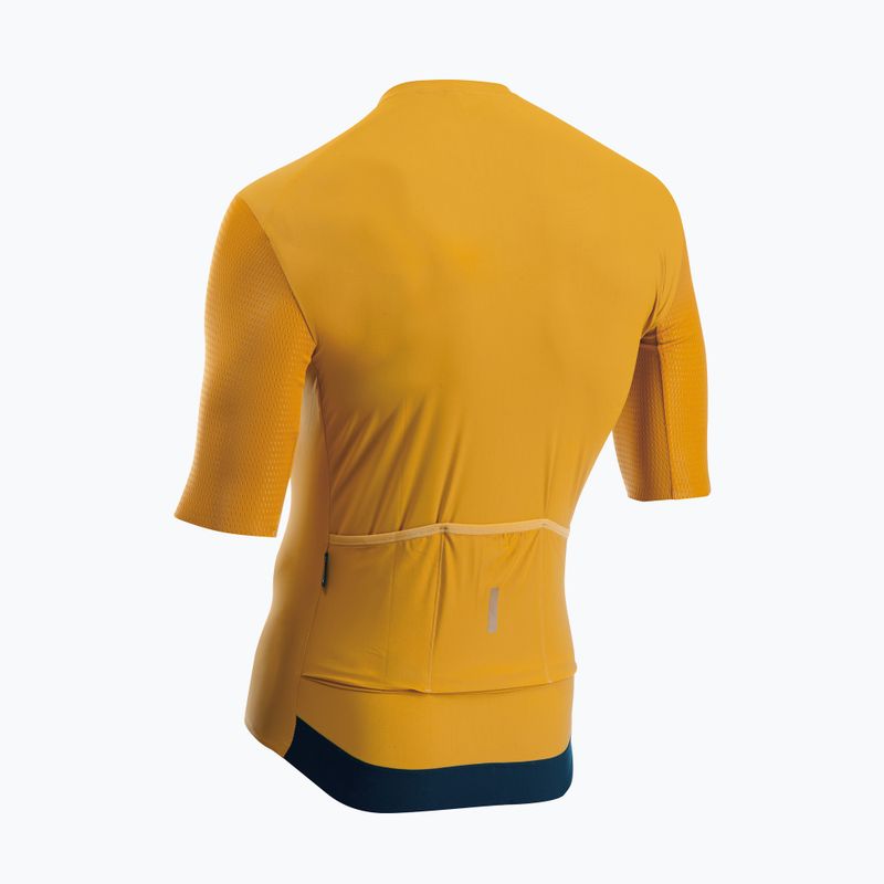 Pánsky cyklistický dres Northwave Extreme 2 okrová 2