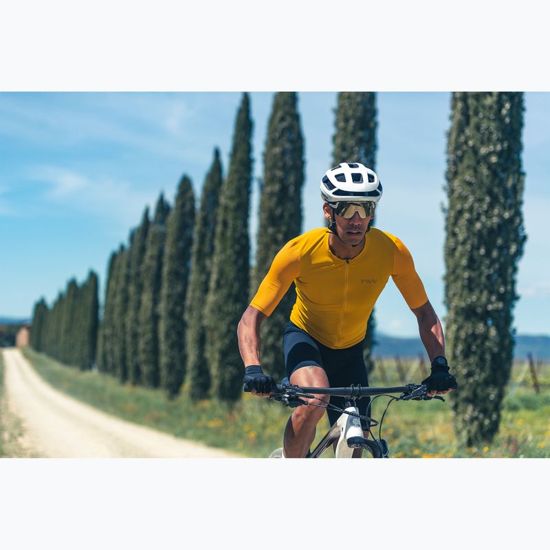 Pánsky cyklistický dres Northwave Extreme 2 okrová 5