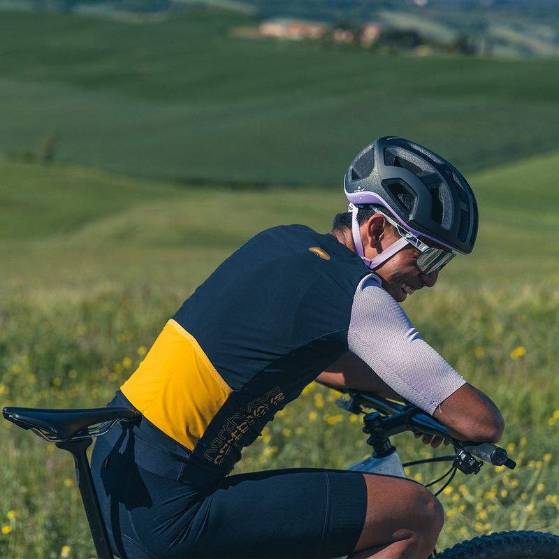 Pánsky cyklistický dres Northwave Extreme Evo black/lilac 8