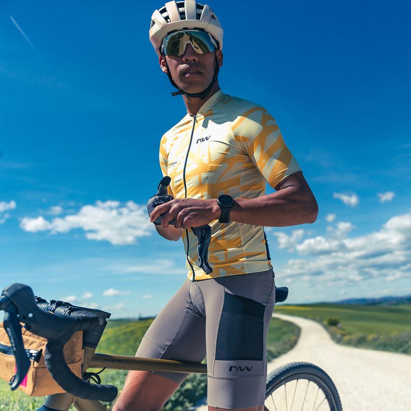 Pánske cyklistické šortky  Northwave Fast Rock Bibshort sand 3