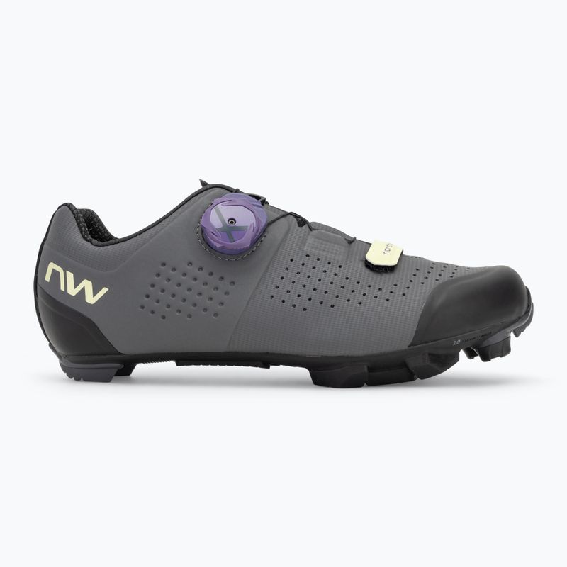 Dámske MTB cyklistické topánky Northwave Razer dark grey/dark purple 2