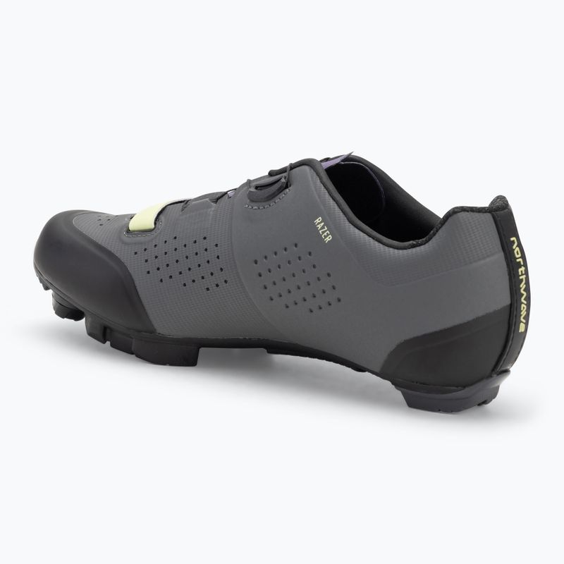 Dámske MTB cyklistické topánky Northwave Razer dark grey/dark purple 3