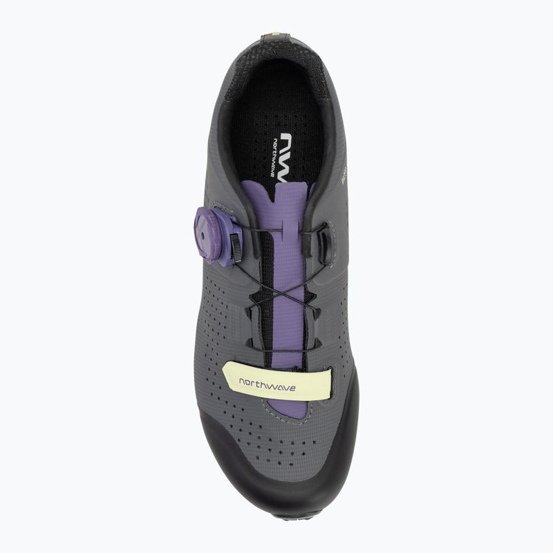 Dámske MTB cyklistické topánky Northwave Razer dark grey/dark purple 5