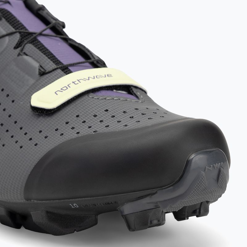 Dámske MTB cyklistické topánky Northwave Razer dark grey/dark purple 7