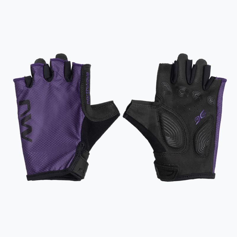 Dámske cyklistické rukavice Northwave Active Short Finger dark purple