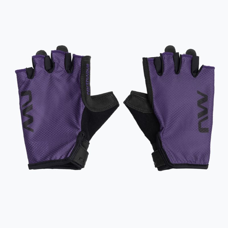 Dámske cyklistické rukavice Northwave Active Short Finger dark purple 2