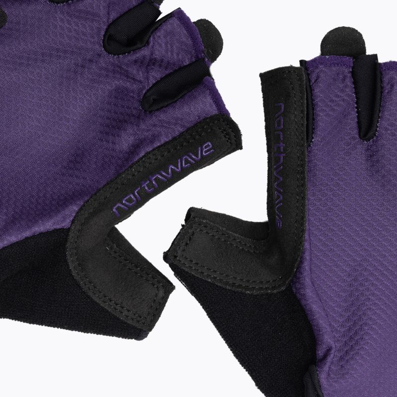 Dámske cyklistické rukavice Northwave Active Short Finger dark purple 5