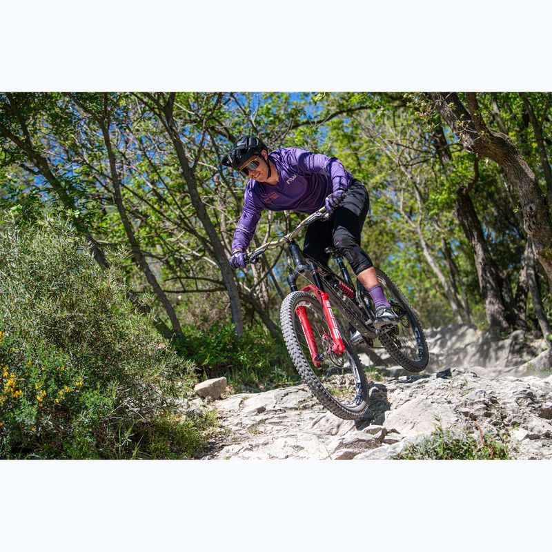 Pánske cyklistické tričko s dlhým rukávom Northwave Edge 2 dark purple/orange 3