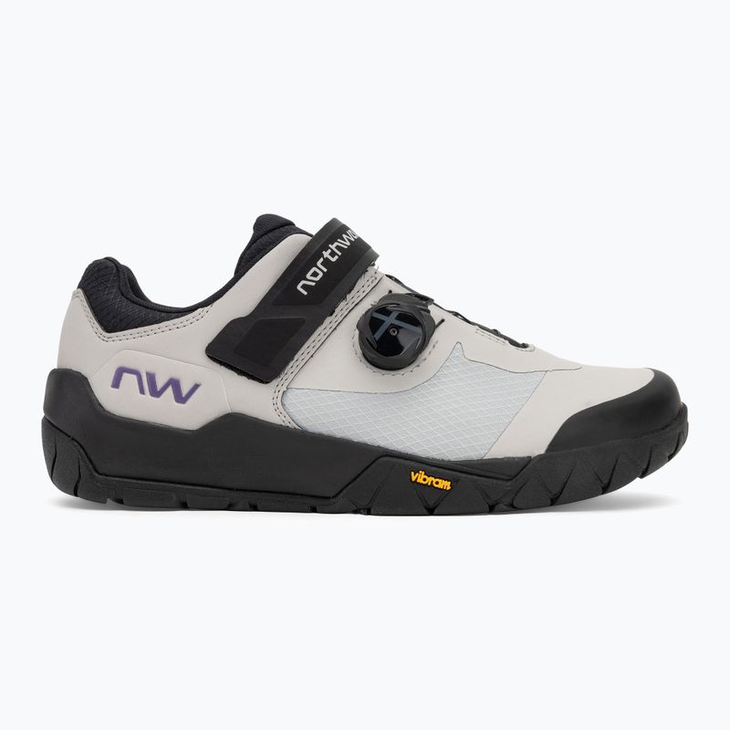 Pánske MTB cyklistické topánky Northwave Overland Plus light grey/dark purple 2