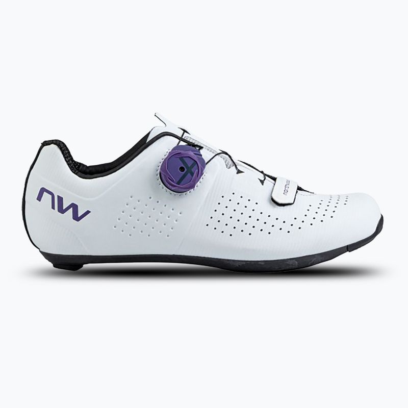 Dámska cestná obuv Northwave Storm Carbon white/dark purple 8