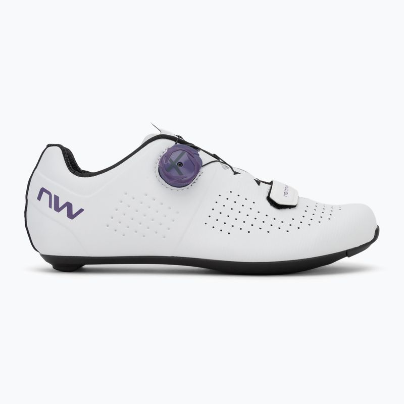 Dámska cestná obuv Northwave Storm Carbon white/dark purple 3