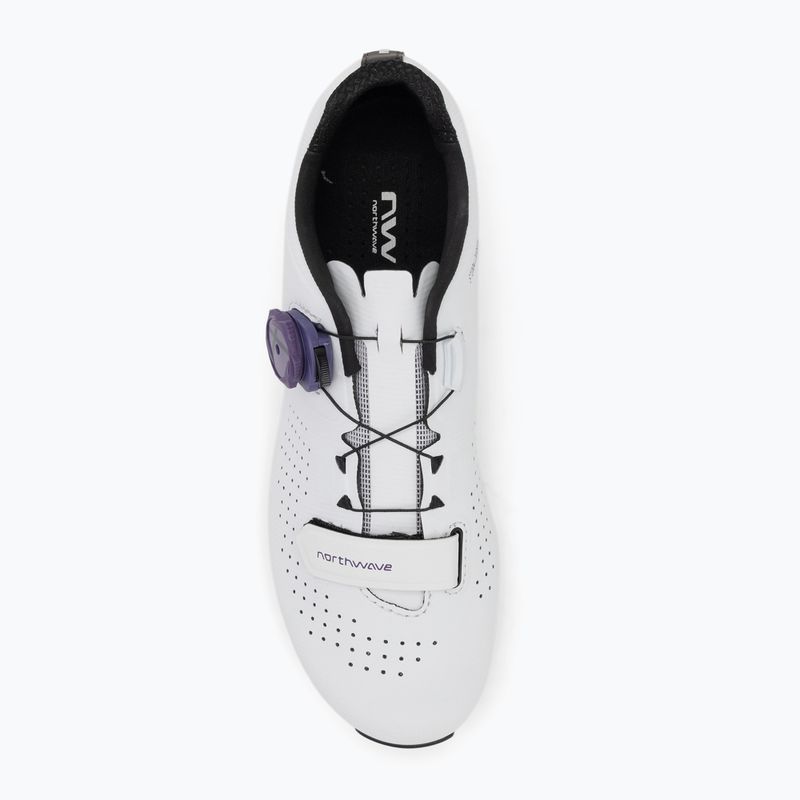 Dámska cestná obuv Northwave Storm Carbon white/dark purple 5