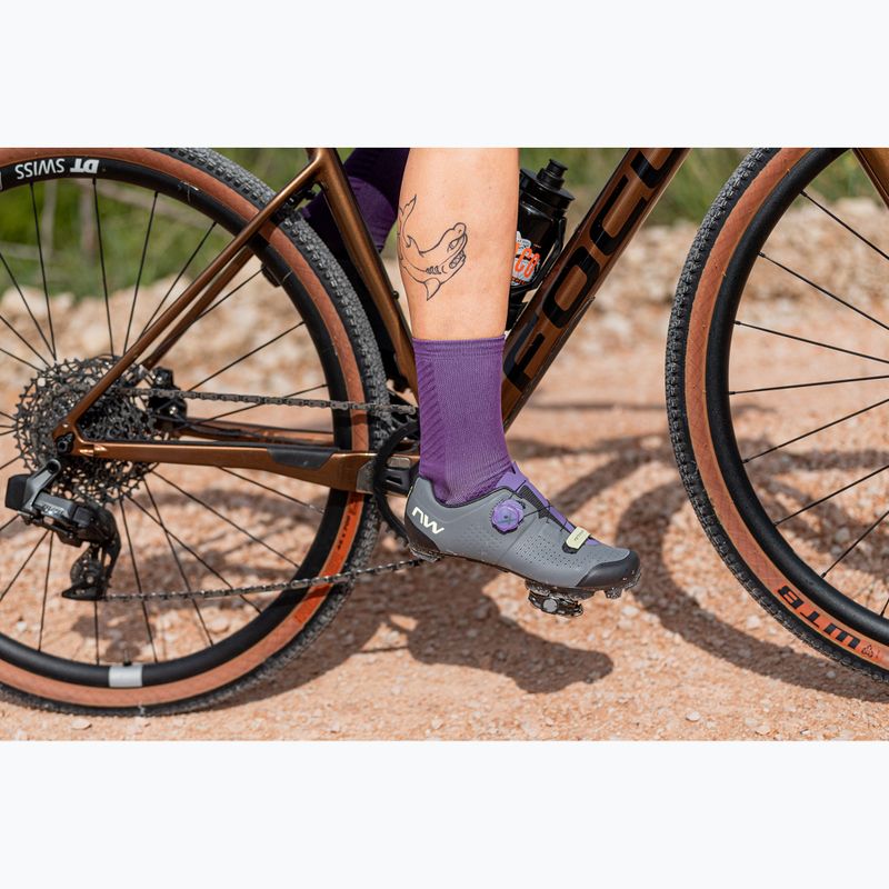 Dámske MTB cyklistické topánky Northwave Razer dark grey/dark purple 5