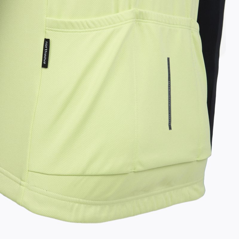 Pánska cyklistická mikina Northwave Force 2 Jersey FZ cool matcha/black 5