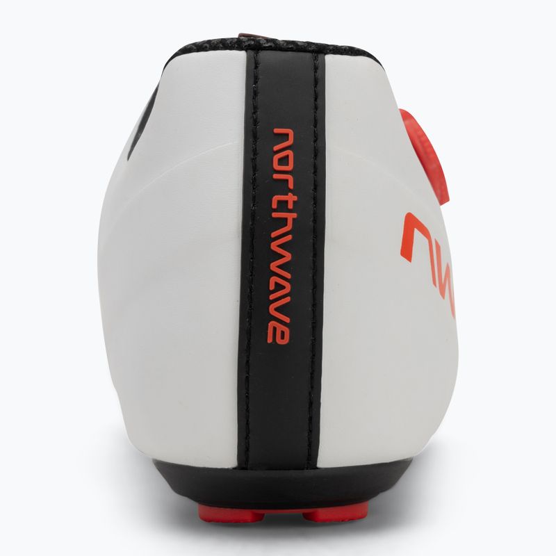 Pánske cyklistické tretry Northwave Revolution white/red fluo 6