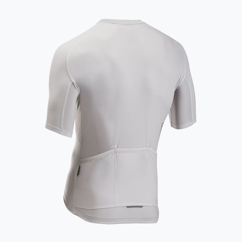 Pánsky cyklistický dres Northwave Force Evo light grey 2