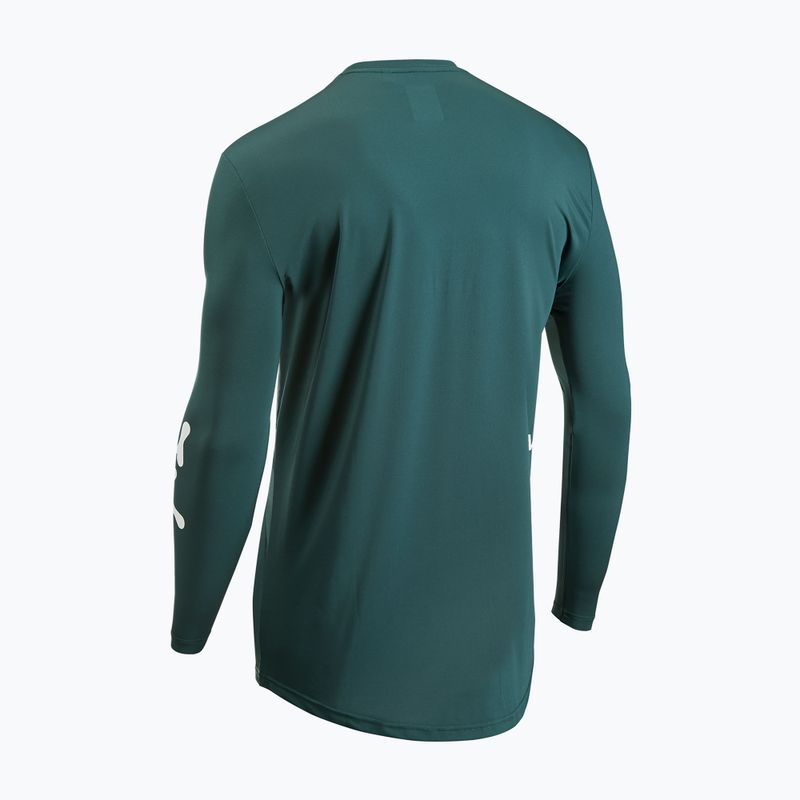 Pánske cyklistické tričko longsleeve Northwave Xtrail petroleum/white 2